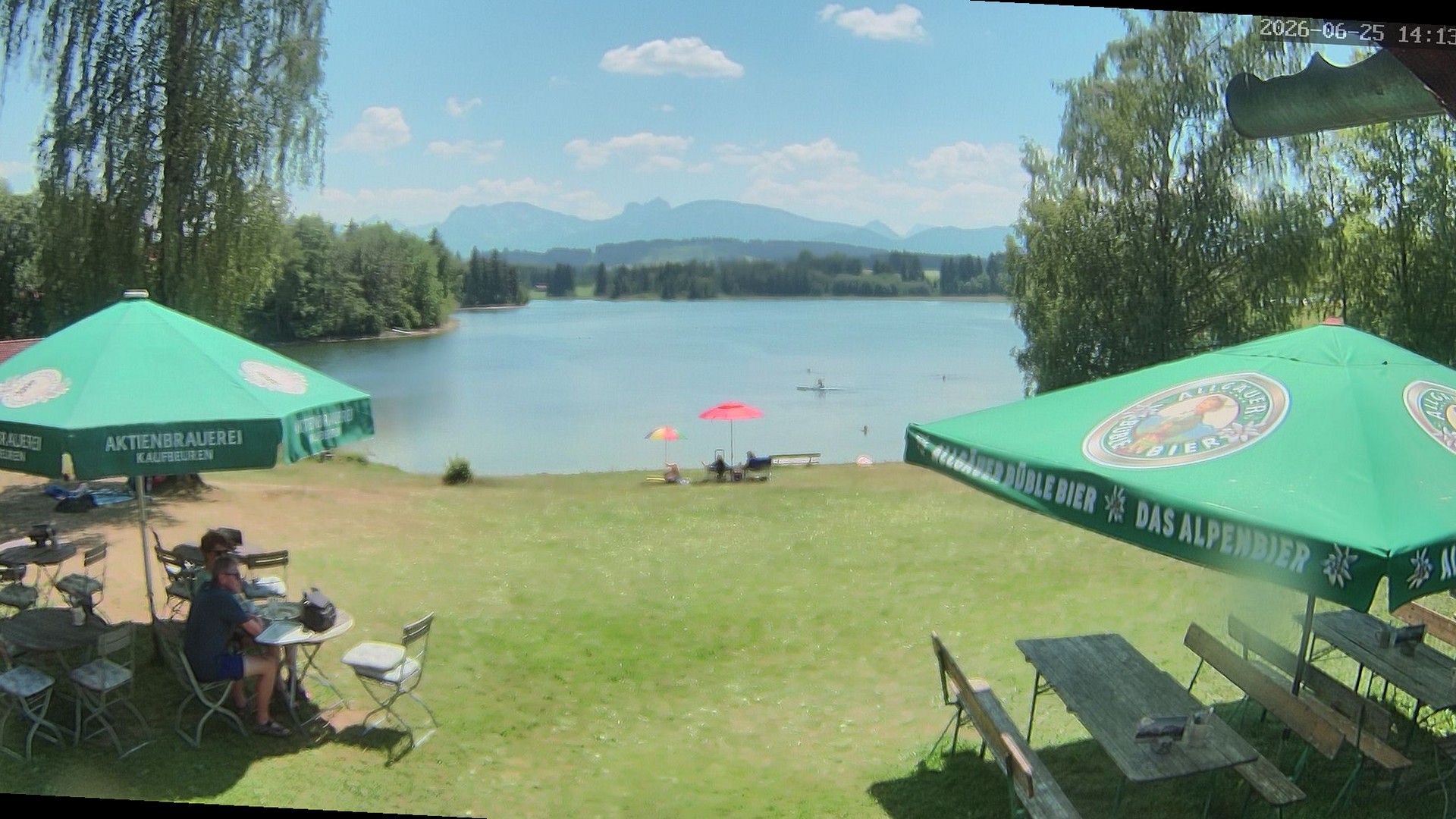 Live-Webcam Schwaltenweiher Seeg im Allgäu
